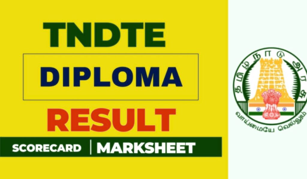 TNDTE Diploma Result 2025 OUT