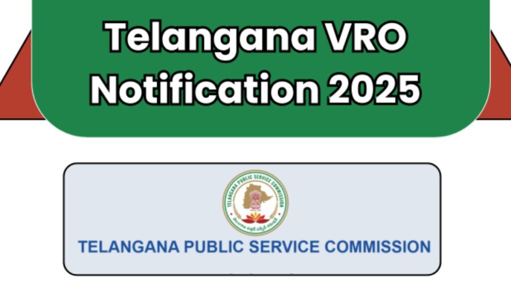 Telangana VRO Notification 2025