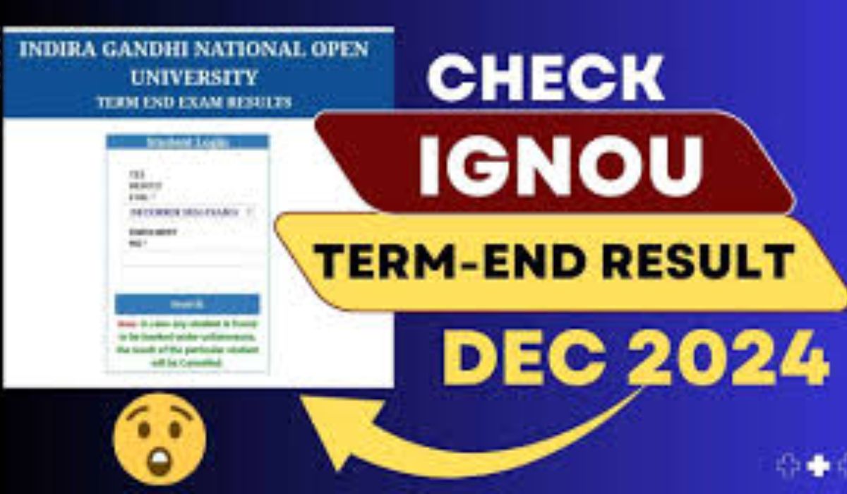 check ignou term and result dec 2024