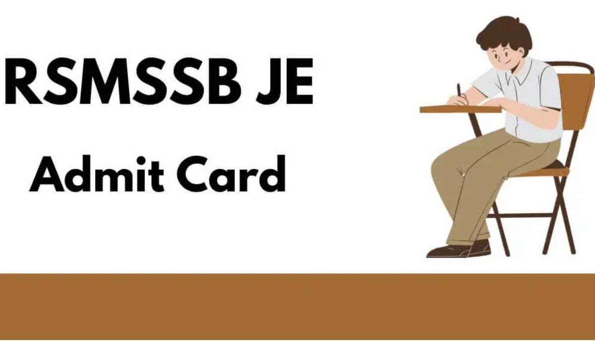 RSMSSB JE Admit Card 2025