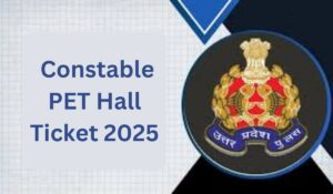 Constable PET Hall Ticket 2025