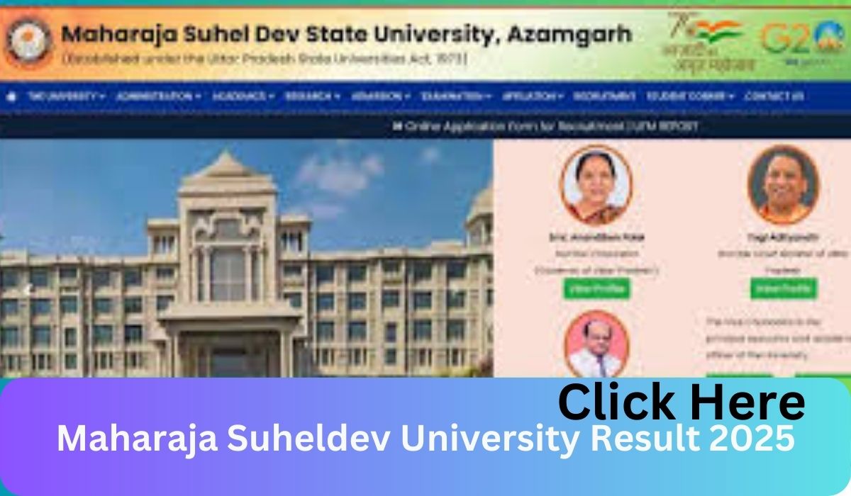 Maharaja Suheldev University Result 2025