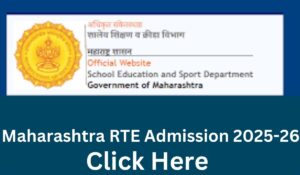 Maharashtra RTE Admission 2025-26