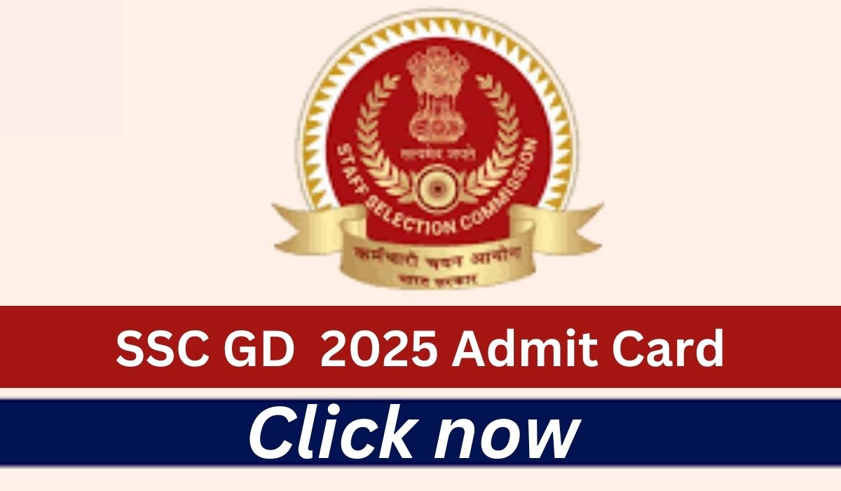 SSC GD 2025 Admit Card