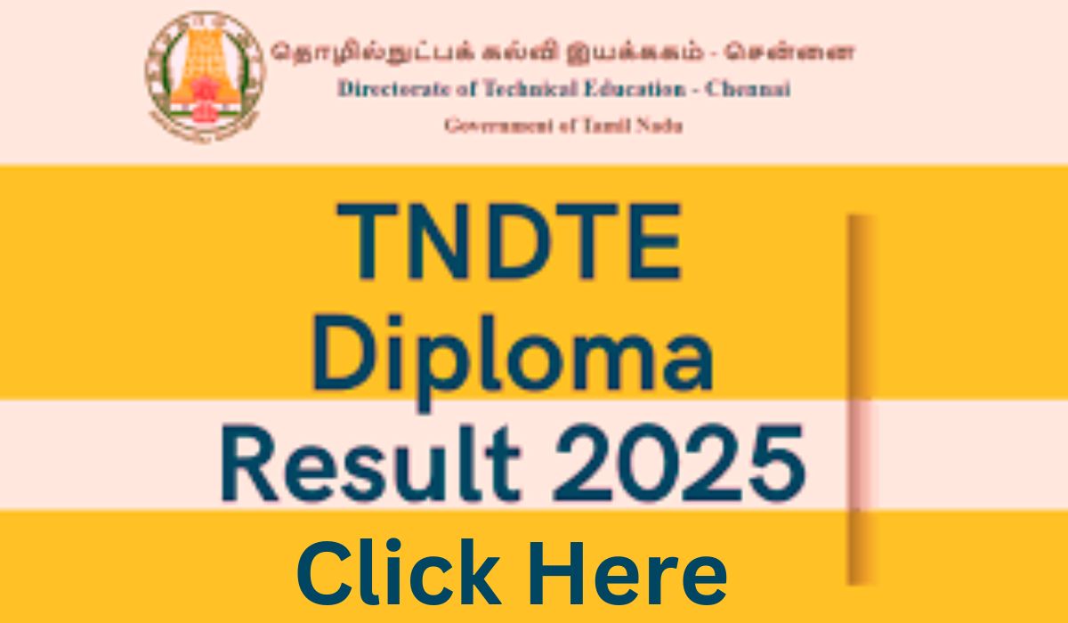 TN DTE Result 2025 Out