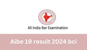 Aibe 19 result 2024 bci
