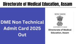 DME Non Technical Admit Card 2025 Out (1)