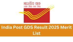 India Post GDS Result 2025 Merit List